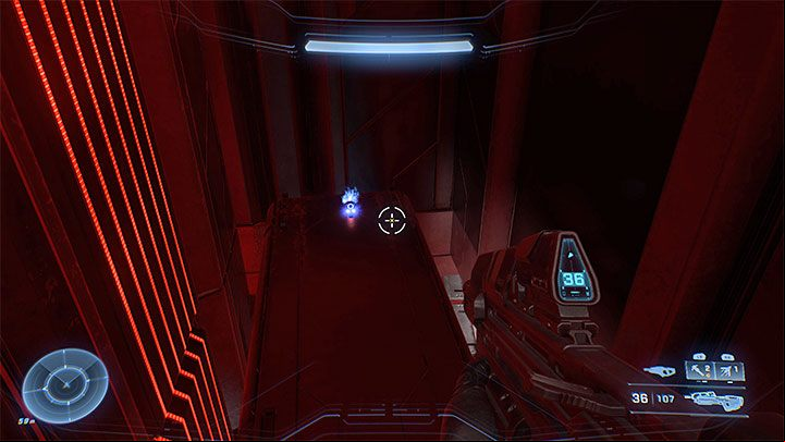 Start the ride up and be careful – you can easily die here if you don't make another jump soon - Halo Infinite: Banished Warship Gbraakon (Ringfall) - collectibles, Skulls, Audio Logs - Ringfall - Halo Infinite Guide