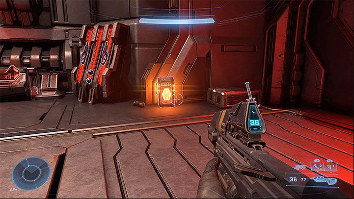 Check out the upper floor right from where you've begun exploring the Bridge - Halo Infinite: Banished Warship Gbraakon (Ringfall) - collectibles, Skulls, Audio Logs - Ringfall - Halo Infinite Guide