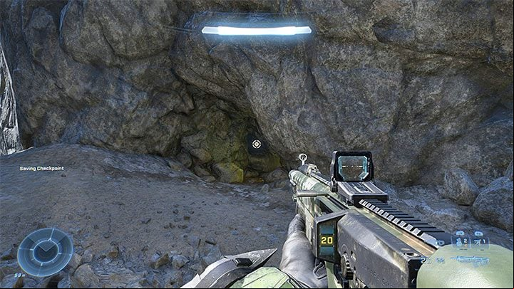 This secret forces you to go outside of the Forge's boundaries - Halo Infinite: Forge of Teash (Connections) - collectibles, Spartan Cores, Audio Logs - s - Halo Infinite Guide