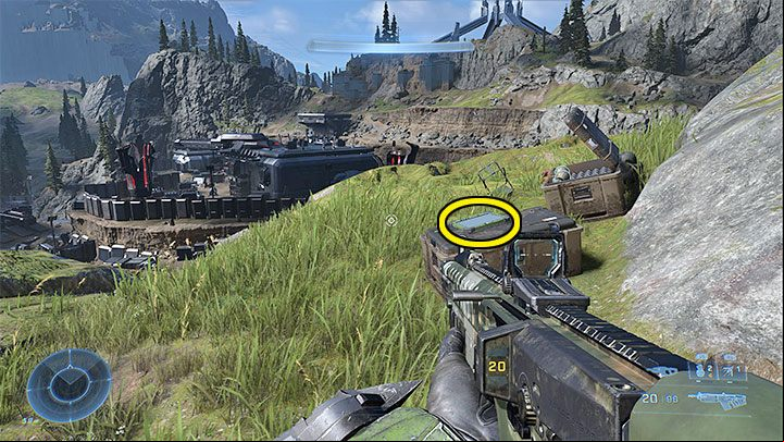 The audio log is located on a hill southeast of the Forge - Halo Infinite: Forge of Teash (Connections) - collectibles, Spartan Cores, Audio Logs - s - Halo Infinite Guide