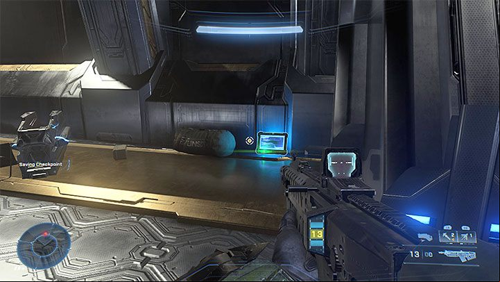 After opening the door, explore the nearest corridors, and very quickly you will come across the secret you are looking for - Halo Infinite: Nexus (Reformation) - collectible list, Audio Logs - Reconstruction - Halo Infinite Guide