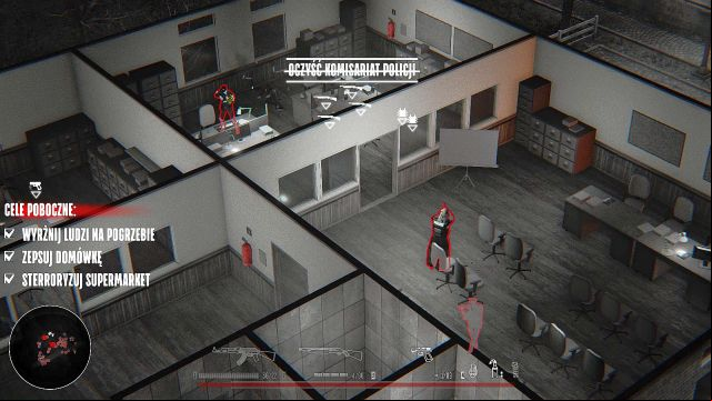 After killing off the cops, do not forget to pick up all the gear left by them. - Mission 1 - House | Walkthrough - Walkthrough - Hatred Game Guide & Walkthrough
