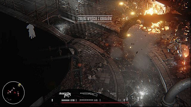 Look around you, as you can eliminate a whole group of enemies with a single bullet. - Mission 2 - Marina | Walkthrough - Walkthrough - Hatred Game Guide & Walkthrough