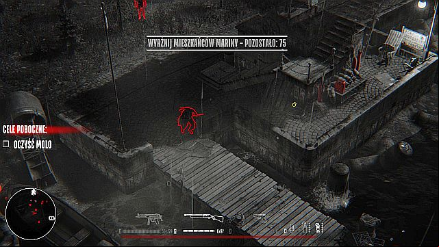 Start the mission from the Southern entrance to the pier. - Mission 2 - Marina | Walkthrough - Walkthrough - Hatred Game Guide & Walkthrough