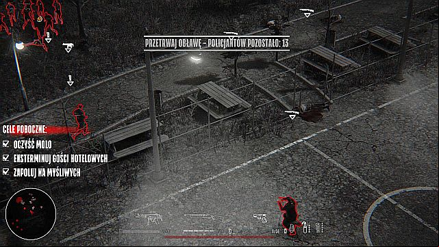 You will have to face a large group of SWAT officers at the end of the mission. - Mission 2 - Marina | Walkthrough - Walkthrough - Hatred Game Guide & Walkthrough