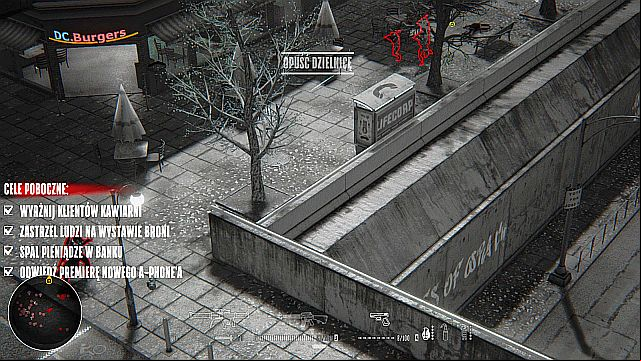 Three soldiers wielding RPGs is definitely not the sight you want to experience. - Mission 5 - Downtown | Walkthrough - Walkthrough - Hatred Game Guide & Walkthrough