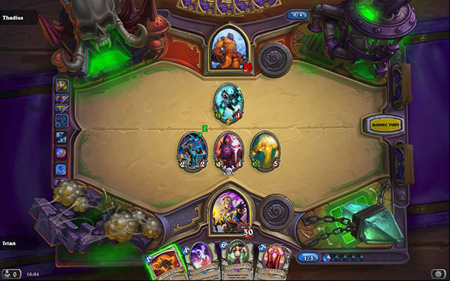 In a turn, he will be down to 1/4 - Class challenges - Construct Quarter - Hearthstone: Curse of Naxxramas - Game Guide and Walkthrough