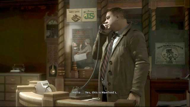 Pick up the black phone. Soon you will find the magnifier in the same place - Manfred & The Shark | Heavy Rain Walkthrough - Walkthrough - Heavy Rain Guide