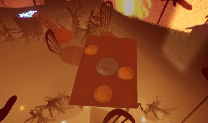 Your first task is to get to the table - Stage 3 - Fire in the House | Hello Neighbor Hide and Seek Walkthrough - Walkthrough - Hello Neighbor Hide and Seek Guide
