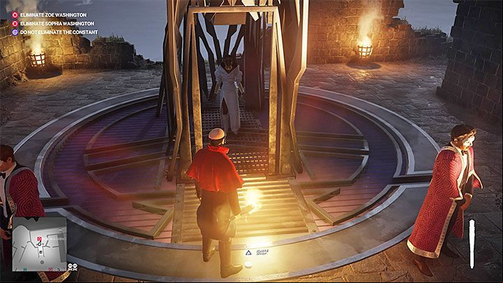 Go upstairs to get to the Effigy Stage again - Hitman 2: Story Missions - The Ark Society walkthrough - The Ark Society (Isle of Sgail) - Hitman 2 Guide