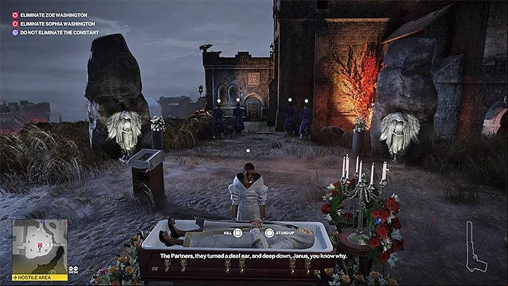 You dont need to perform any action for the next few minutes - Hitman 2: Story Missions - The Ark Society walkthrough - The Ark Society (Isle of Sgail) - Hitman 2 Guide