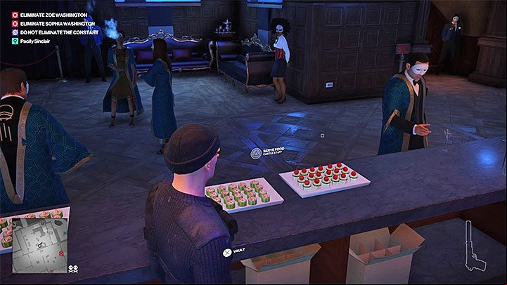 Second variant involves poisoning Sinclair - Hitman 2: Story Missions - The Ark Society walkthrough - The Ark Society (Isle of Sgail) - Hitman 2 Guide