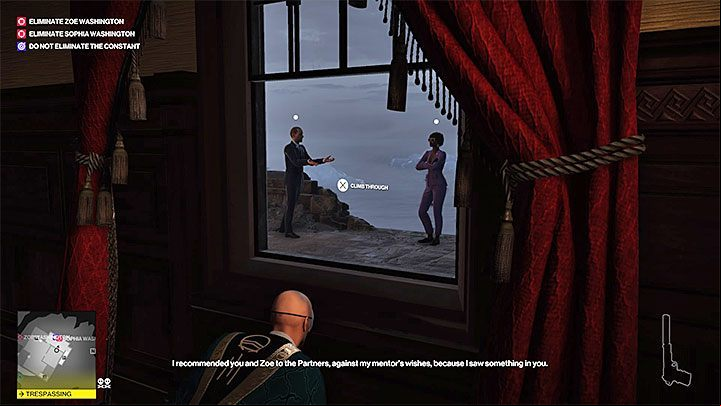 Constant will now want to meet with Sophia Washington - Hitman 2: Story Missions - The Ark Society walkthrough - The Ark Society (Isle of Sgail) - Hitman 2 Guide