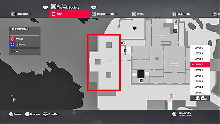 47 has to reach the Armory Roof shown in the screenshot above - Hitman 2: Story Missions - The Ark Society walkthrough - The Ark Society (Isle of Sgail) - Hitman 2 Guide