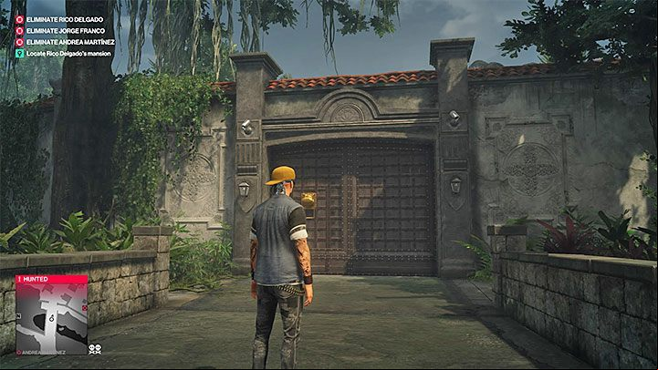Get back to the place where the mission starts by default - Hitman 2: Story Missions - Three-Headed Serpent walkthrough - Three-Headed Serpent (Santa Fortuna) - Hitman 2 Guide