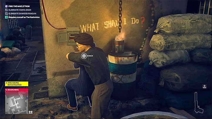 The last part is to take the Kashmirians identity - Hitman 2: Story Missions - Chasing a Ghost walkthrough - Chasing a Ghost (Mumbai) - Hitman 2 Guide
