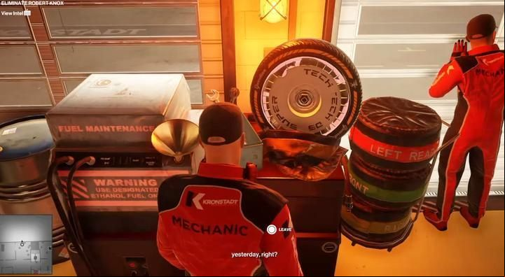 To blow up Sierra Knoxs vehicle, you have to get a mechanic disguise from her team, interact with items used during a pit-stop, and plant explosives (you can find this item in the lodge, or you can add it to your inventory during the mission briefing) - Hitman 2: Miami - Trophies/Achievements list - Hitman 2 - Hitman 2 Guide