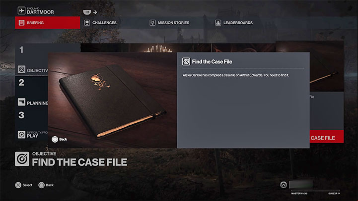 Finding the Case File is one of the two mandatory mission objectives - Hitman 3: Getting the Arthur Edwards files/Case File - Dartmoor, walkthrough - Death in the Family - Dartmoor - Hitman 3 Guide