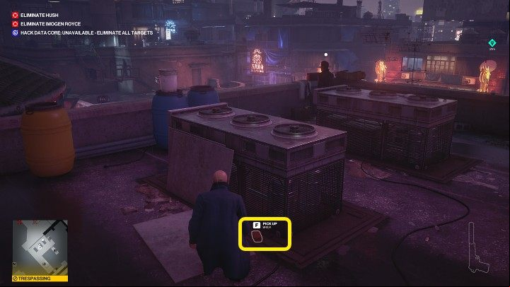 There is a guard standing on the roof - Hitman 3: Imogen Royce - how to kill her? Chongqing, China, walkthrough guide - End Of An Era - Chongqing - Hitman 3 Guide