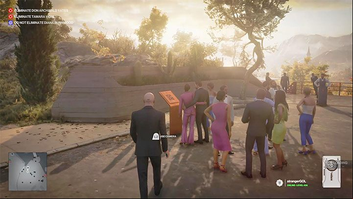 The code plate stands in front of the vineyard entrance, next to the parking lot and a small traffic circle (point 6 on the map) - Hitman 3: Where to scan the QR codes in Mendoza? - The Farewell - Mendoza - Hitman 3 Guide
