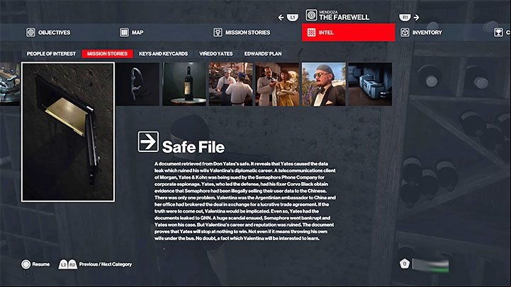 In the safe, you will find a Report on Data Leak which will award you with the Scandal challenge - Hitman 3: How to open the cellar safe? - The Farewell - Mendoza - Hitman 3 Guide