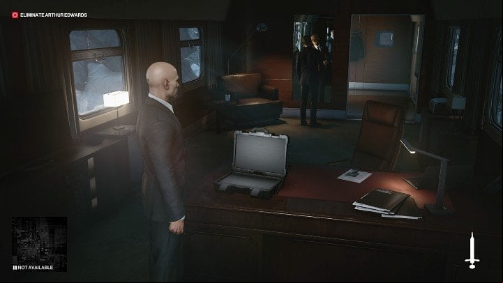 After meeting Arthur Edwards (The Constant), pick up the serum and wait approximately one minute - Hitman 3: Secret ending - how to unlock? - Untouchable - Carpathian Mountains - Hitman 3 Guide