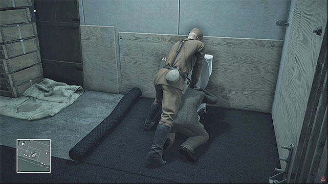 Kill Knight after he appears in the toilet on the ground floor - Murdering Knight | Final Training - Final Training - Hitman Game Guide