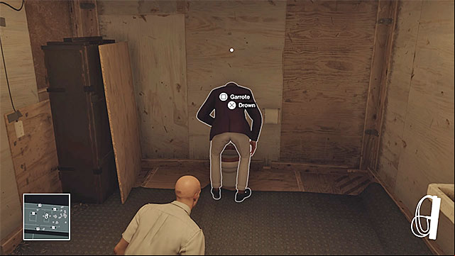 You can drown Ritter in the toilet - Murdering Ritter | Freeform Training - Freeform Training - Hitman Game Guide