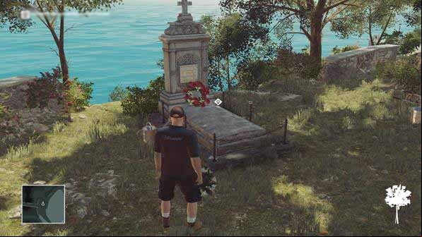 Put the flowers on the grave and wait for your target - Murdering Silvio Caruso | Sapienza - Sapienza: World of Tomorrow - Hitman Game Guide