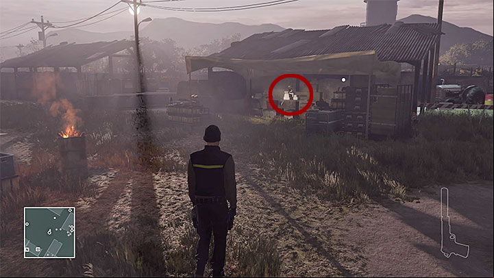 Regardless of the disguise you decided to use, reach the tent in the west (see screenshot) (M7 - Murdering Sean Rose | Colorado - Colorado: Freedom Fighters - Hitman Game Guide