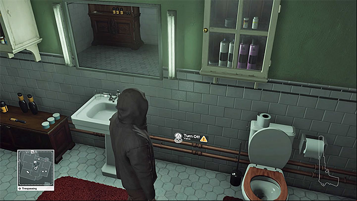 You can turn off the valve in the bathroom - Murdering Sean Rose | Colorado - Colorado: Freedom Fighters - Hitman Game Guide