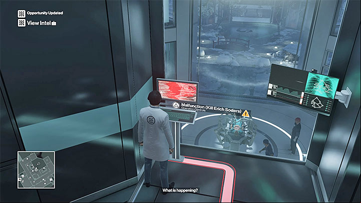 The is between two observation rooms - Murdering Erich Soders | Hokkaido - Hokkaido: Situs Inversus - Hitman Game Guide