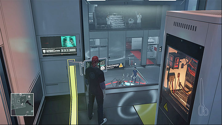 Now enter the second control room (M8,35) and interact with the console to abort the procedure - Murdering Erich Soders | Hokkaido - Hokkaido: Situs Inversus - Hitman Game Guide