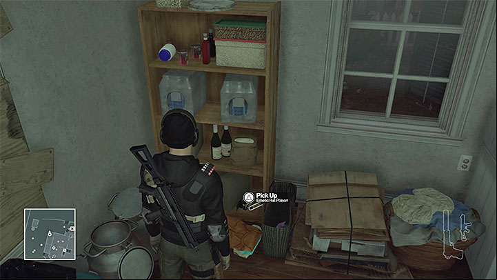 The poison can be found e.g. in a room next to the kitchen - Important items | Colorado - Colorado: Freedom Fighters - Hitman Game Guide