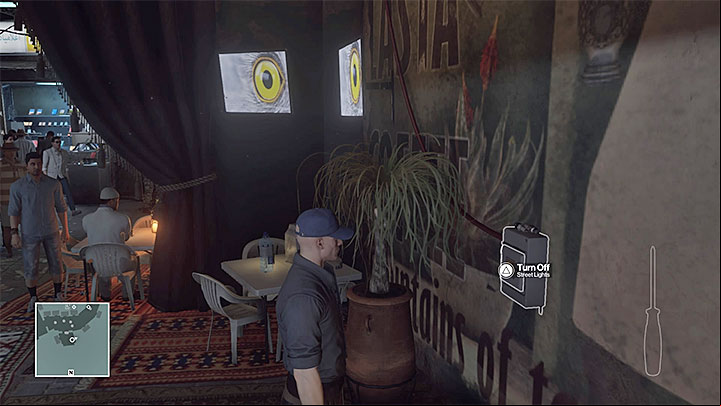 Using the switch will make the handyman walk away - Murdering Matthieu Mendola | Marrakesh: A House Built on Sand - Summer Episode - Marrakesh: A House Built on Sand - Hitman Game Guide