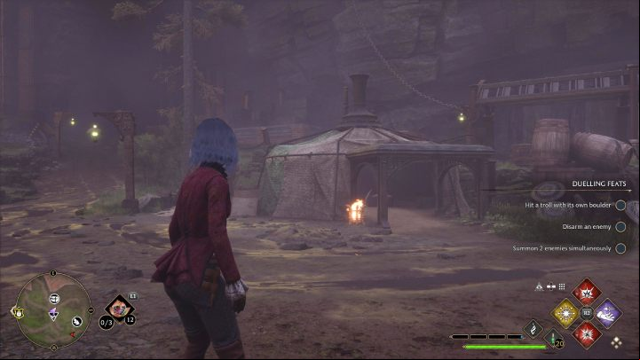 Once you've eliminated all the enemies, check out one of the tents in the camp - Hogwarts Legacy: South Sea Bog - Collection Chests - Collection Chests - Hogwarts Legacy Guide