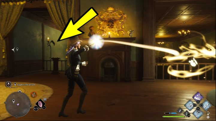 2 - Hogwarts Legacy: How to explore the Atrium in the Minding Your Own Business quest? - Combat and exploration - Hogwarts Legacy Guide