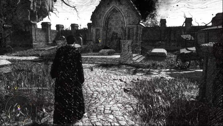 Keep going forward until you reach the place where Niamh Fitzgerald rests - Hogwarts Legacy: Niamh Fitzgeralds Trial - Main quests - Hogwarts Legacy Guide