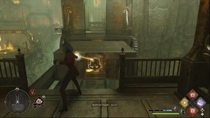 Continue up the stairs into the mine - Hogwarts Legacy: Marunweem Lake - Collection Chests - Collection Chests - Hogwarts Legacy Guide