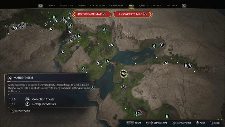 2 - Hogwarts Legacy: Marunweem Lake - Collection Chests - Collection Chests - Hogwarts Legacy Guide