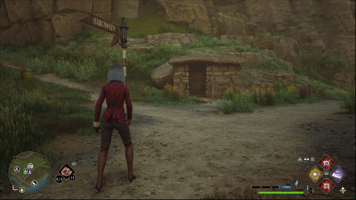 Chest #10 is in Marunweem, in a small hut next to Floo Flame - Hogwarts Legacy: Marunweem Lake - Collection Chests - Collection Chests - Hogwarts Legacy Guide