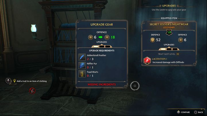 1 - Hogwarts Legacy: The Elf, The Nab-Sack, and the Loom - Main quests - Hogwarts Legacy Guide