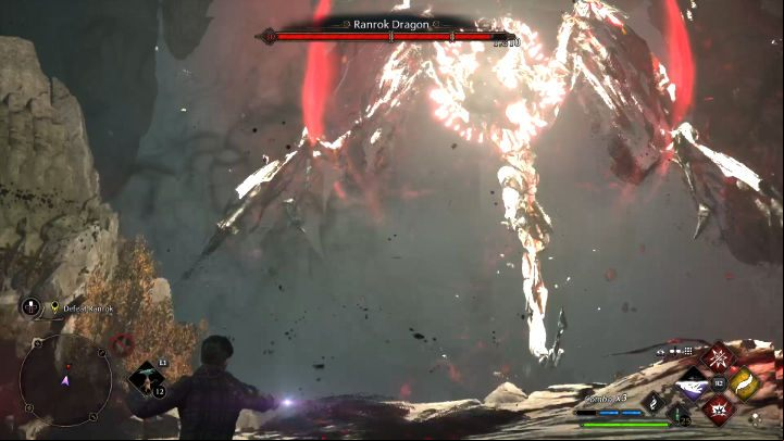 This will make Ranrok vulnerable, letting you drain the first part of his health bar - Hogwarts Legacy: The Final Repository - Main quests - Hogwarts Legacy Guide