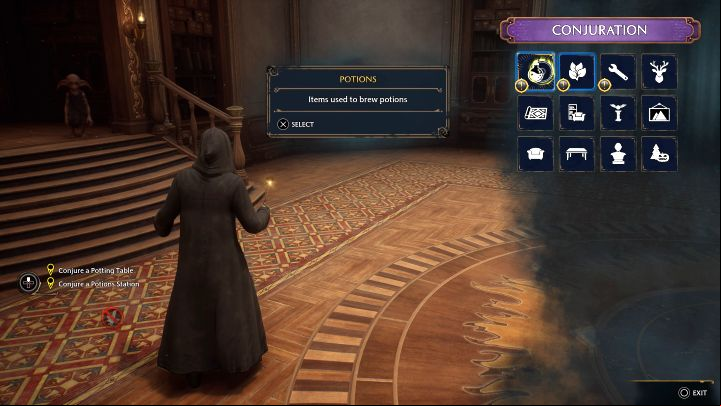 By talking to Weasley you will unlock the Conjuring Spell - Hogwarts Legacy: The Room of Requirement - Main quests - Hogwarts Legacy Guide