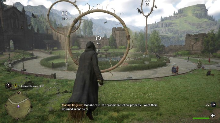 The game will gradually familiarize you with the flight basics - Hogwarts Legacy: Flying Class - Main quests - Hogwarts Legacy Guide
