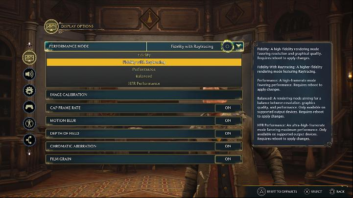 There are 5 different graphics modes in Hogwarts Legacy - Hogwarts Legacy: PC system requirements - Appendix - Hogwarts Legacy Guide