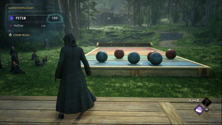 There are 2 rounds of the orb pulling competition to complete - your opponent will be Natsai - Hogwarts Legacy: Charms Class - Main quests - Hogwarts Legacy Guide