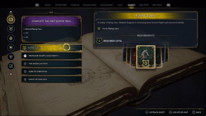 1 - Hogwarts Legacy: How to unlock flying on a broom? - Combat and exploration - Hogwarts Legacy Guide