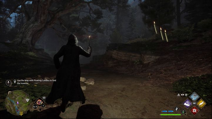 Flying candles will lead you to the treasure - Hogwarts Legacy: Ghost of Our Love - Hogwarts - Hogwarts Legacy Guide