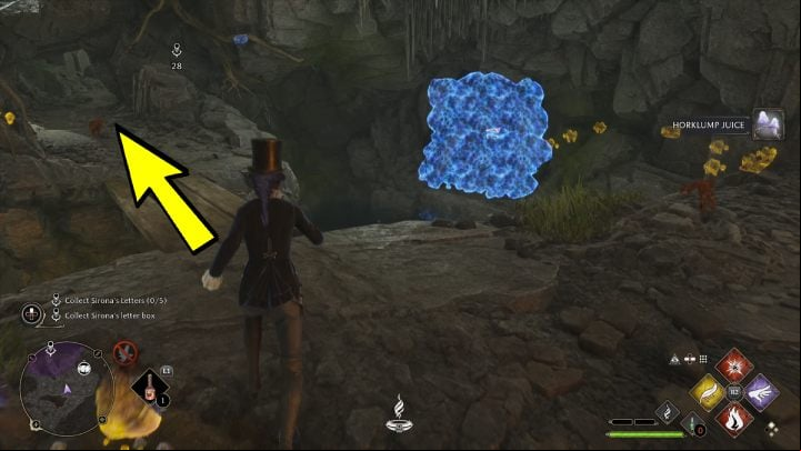After fighting the Troll, go through the gate into the next corridor and turn left - Hogwarts Legacy: A Friend in Deed - walkthrough - Hogsmeade - Hogwarts Legacy Guide